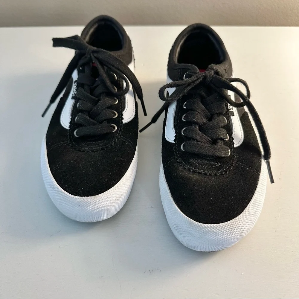 Vans Black Suede Chima Pro Youth Sneakers Size 3